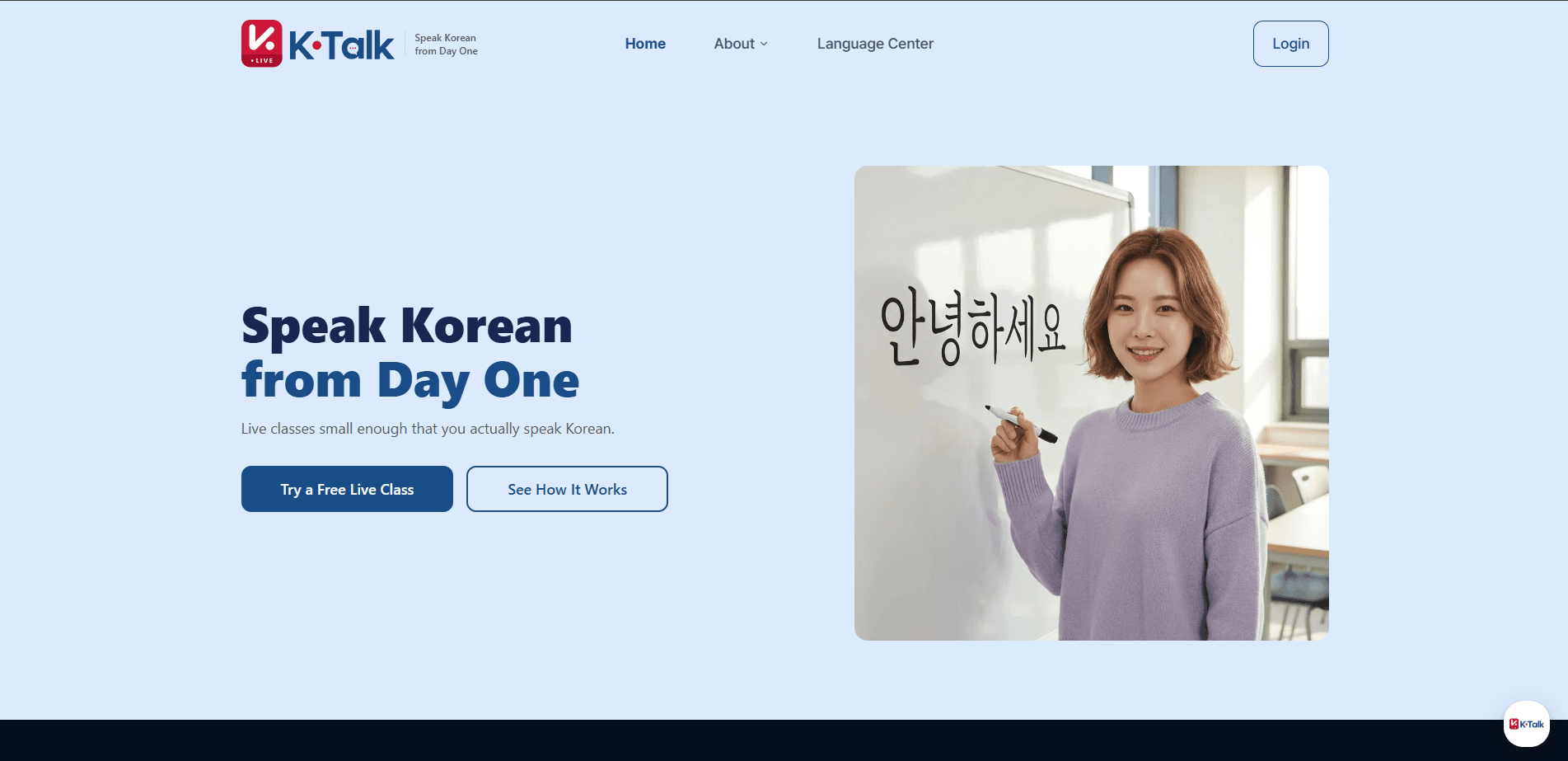 K-Talk Live screenshot