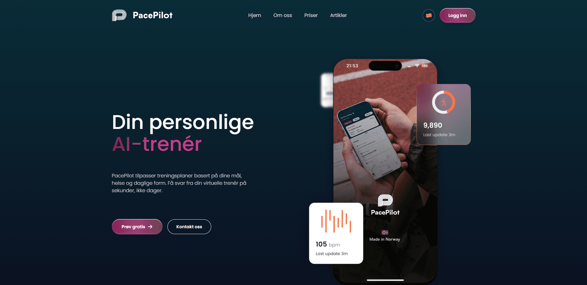 PacePilot screenshot